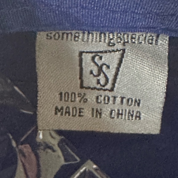 Something Special 100% Cotton Blue Hat Silver Embellishment (894) - Picture 3 of 8